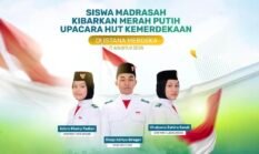 Tiga Siswa Madrasah Terpilih Jadi Paskibraka HUT ke-81 RI di Istana Merdeka