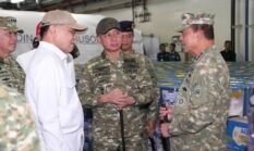 Panglima TNI Bersama Menko Polkam Lepas Satgas Terpadu Port Visit 2026